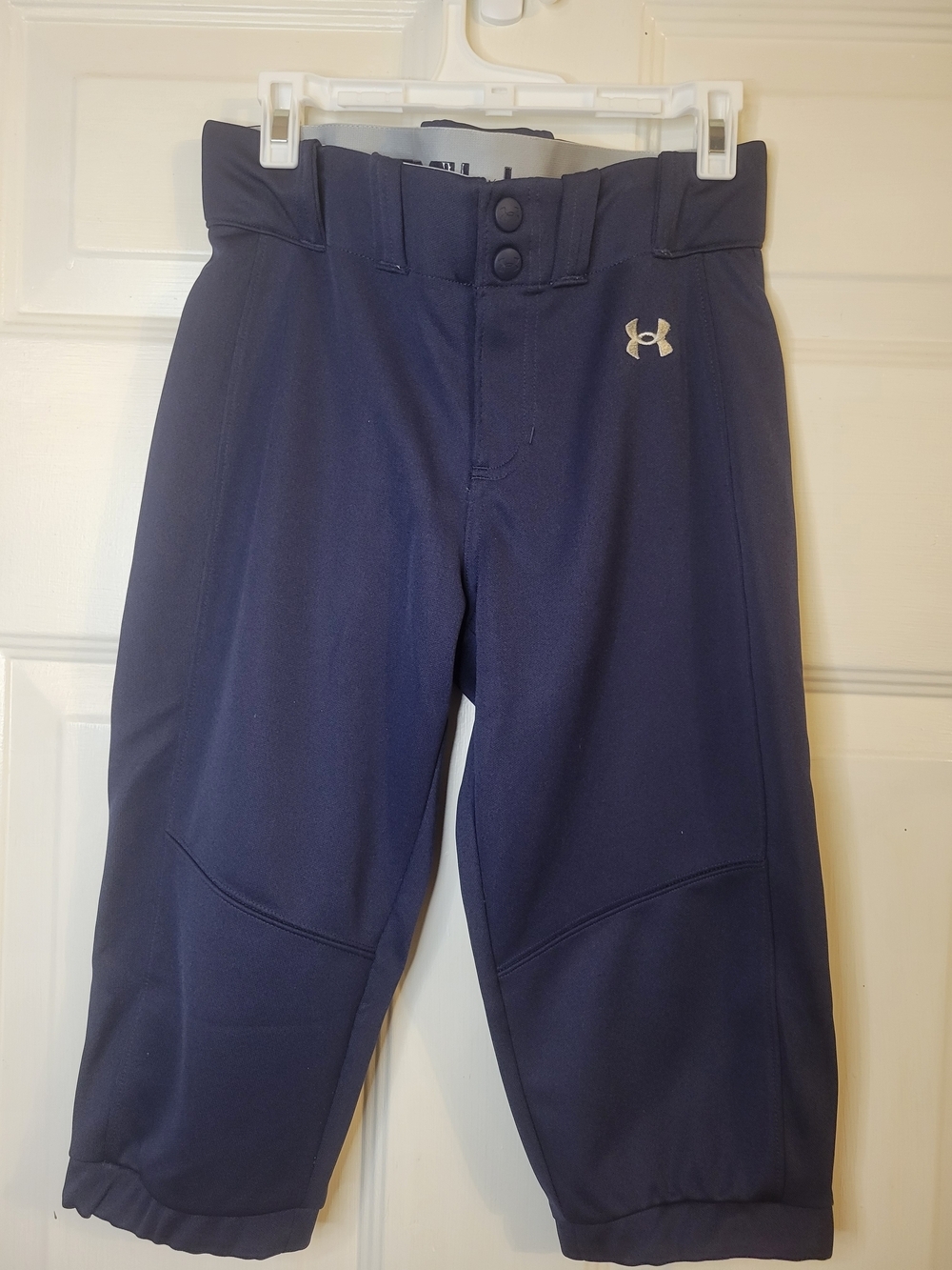 Under Armour Kids' Navy Performance Baseball Pants - Picture 3 of 10
